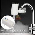 Electric Heating Faucet - 3 Seconds Hot Water, Fits Directly onto Your Tap, Include Faucet Adapters