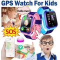 Kids Intelligent GPS Watch, Support SIM & SD Card, Games, SOS Button, Group Chat, Clear Calls