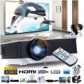 Full HD LED Projector - 1200 Lumens for Ultra-bright and Clear Image & 20,000 Bulb Hours