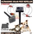 SOLAR Ultrasonic Pest Repeller to Keep Mice, Rats & other Pests From your Lawn Forever! Pet Friendly