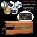 Solar Power Inverter - 2000W Constant Power & 4000W Surge Power, Convert 12V DC to 220V AC