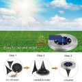 Outdoor Solar Ground Light, Waterproof, Light Sensor, Perfect for Driveway, Pathway, Garden, Patio,