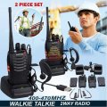 2 X Handheld Walkie Talkie Hand Radio Set with 16 Channels, 3 - 5 km talking range etc