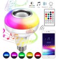 Bluetooth LED Music Bulb Light, 16 Colours with Remote Control, Adjustable volume of Light & Music