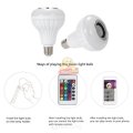 Bluetooth LED Music Bulb Light, 16 Colours with Remote Control, Adjustable volume of Light & Music