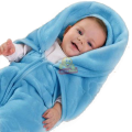 Supper Soft 3-in-1 Baby Blanket, Coat & Sleeping Bag, All in One
