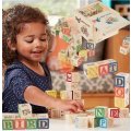 48 PC Wooden Block Set help kids learn counting, letters, colours, grouping, stacking, sorting etc.