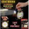 COB Flash Light with Side Light, Perfect for Camping, Maintenance, Emergency and more