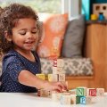 48 PC Wooden Block Set help kids learn count, letters, colours, grouping, stacking, sorting etc.