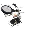 5LED Auxiliary Clip Magnifier Soldering Stand  AC/DC Interchangeable