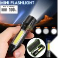 USB LED Rechargeable Flashlight in handy box - START AT R1 ONLY