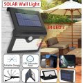 NEW Super Bright Foldable SOLAR Wall Light with 3 Lightening Modes, 34 LEDs, Portable, Adjustable