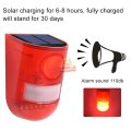 Waterproof Motion Sensor LED SOLAR ALARM LIGHT - Your all-in-one Security Necessity PLUS USB Backup
