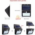 NEW 2-IN-1 SOLAR SPLIT Wall Light with 3 Modes, PIR Motion Sensor, Waterproof & Eco-Friendly