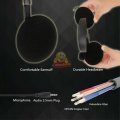 Headphones with High-performance Voice Omnidirectional Capacitive Polar Microphone for Clear Sound