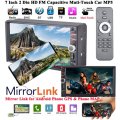 7'' 2Din Car MP5 Bluetooth Stereo FM/TF/USB/AUX Radio Mirror Link for Android GPS