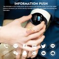 Bluetooth Fitness Tracker - Monitor Heart Rate, Blood Pressure, Blood Oxygen, Calorie, Distance