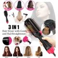 3-IN1 Hair Dryer, Straighter & Brush, Suitable for all Hair Types Wet or Dry