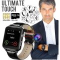 New Fashion Sport Smart Watch with Leather Strap Support Sim & SD Card, Touch Screen, etc