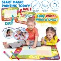 Water Drawing Painting Mat with Magic Pens, No Mess, No Fuss, Only use Water