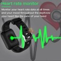 Bluetooth Fitness Smart Watch - Monitor Heart Rate, Blood Pressure, Blood Oxygen, Calorie - BLUE