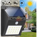 30 LED Solar Power Wall Light, PIR Motion Sensor, Waterproof, Night Sensor & Eco-friendly