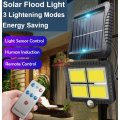 4 COB LED Multi functional SOLAR Energy Flood Light Kit with Remote Control