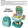 2 in 1 Backpack Educational Play Sets, 4 different design to choose from with lots of accessories
