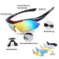 10 Piece Polarized UV400 Sport Sunglasses with 5 changeable Lenses