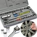 40 Piece Combination Socket Wrench Set in a handy Carry Case - START R1 ONLY