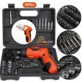 45Pcs Cordless Rechargeable Screwdriver and Drill Set