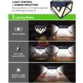Super Bright 166 LED Solar Motion Wall Light with 3 Mode Settings, 1200LM, Waterproof etc.