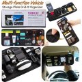 Vehicle Sun Visor Storage Organizer Plate  Keep all your belongings firmly in one place!