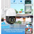 Waterproof Outdoor 4K WIFI Intelligent IP Camera, Motion Detector, Two-way Communication etc.