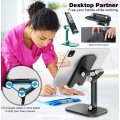 Widely Compatible phone holder, Stable Base, Fully Protective Anti-Slip Silicone Pad, Foldable etc
