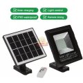 25W Solar Flood Light with Remote Control - Set Light on Timer and 2 Lightening modes