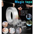 Super Strong Washable and Reusable Magic Nano Gel Tape, Non-Toxic, Recyclable and Leave No Residue