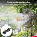 Pre-assembled Outdoor Misting / Irrigation System with Premium Brass Nozzles for outdoor Cooling