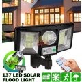 Super Bright 137 LED Solar Flood Light, 2400mAh Large Solar Rechargeable Battery, Waterproof etc