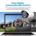 AHD 5MP CCTV Surveillance 4 Channel CCTV Camera Kit Waterproof with WIFI & 3G Viewing