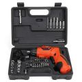 45Pcs Cordless Rechargeable Screwdriver and Drill Set