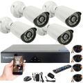AHD 5MP CCTV Surveillance 4 Channel Camera Kit
