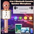 4-IN-1 BLUETOOTH Karaoke Speaker & Microphone, Support TF Card, USB, AUX
