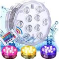 RGB Waterproof Submersible 16 Colour LED Light with Remote Control