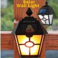 Solar Wall Light with Motion Control and Dim Mode
