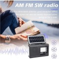 Rechargeable Bluetooth SOLAR AM-FM Radio