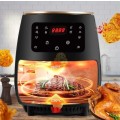 Air Fryer with Digital LED Display, Air-fry, grill, bake, sauté and roast