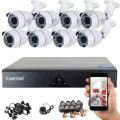 AHD 5MP CCTV Surveillance 8 Channel CCTV Camera Kit Waterproof with WIFI and 3G Viewing