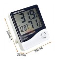 Digital Temperature and Humidity Meter Clock with Alarm