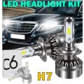 Two Piece H7 LED Headlight Set - Most vehicle`s use these headlights